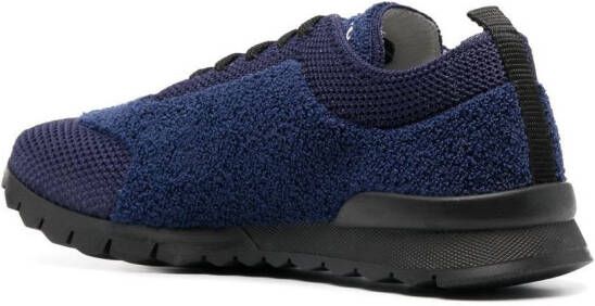 Kiton Terri-cloth sneakers Blue