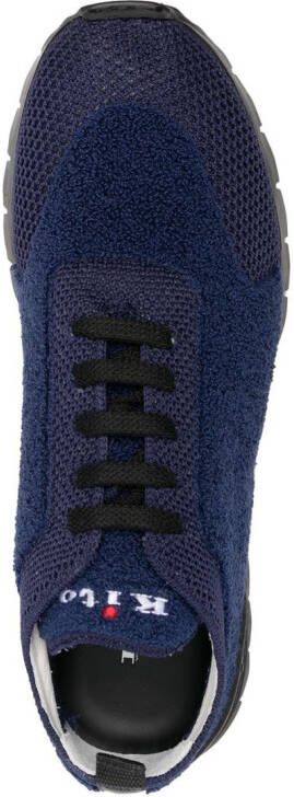 Kiton Terri-cloth sneakers Blue