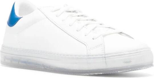 Kiton transparent-sole sneakers White