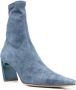 KNWLS Serpent 80mm leather boots Blue - Thumbnail 2