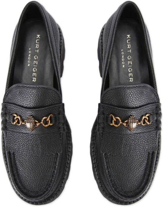 Kurt Geiger London Carnaby leather loafers Black