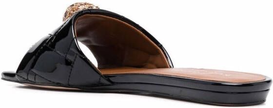 Kurt Geiger London crystal-embellished sandals Black