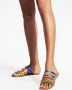 Kurt Geiger London Daisy Rainbow flat sandals Blue - Thumbnail 5