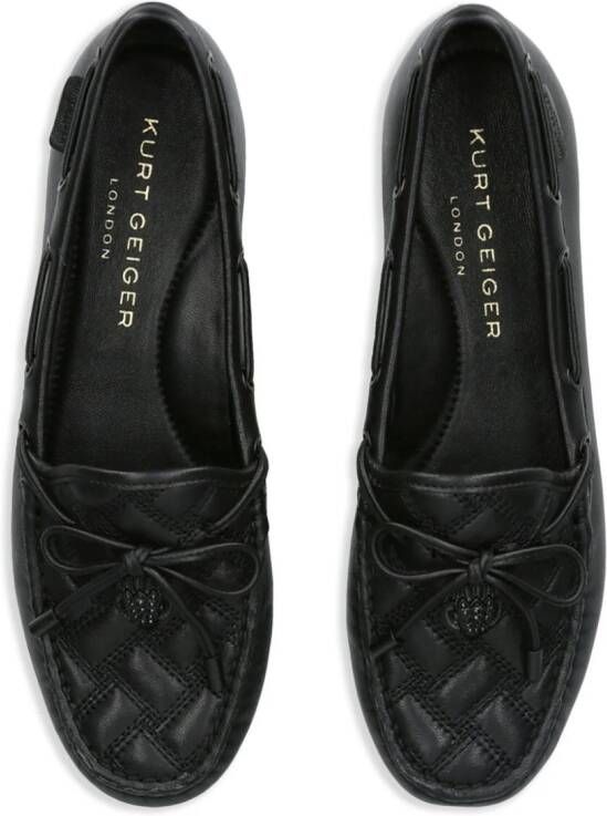 Kurt Geiger London Eagle leather loafers Black