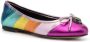 Kurt Geiger London Esme metallic-effect ballerinas Pink - Thumbnail 2