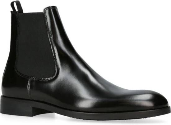 Kurt Geiger London Hunter leather Chelsea boots Black