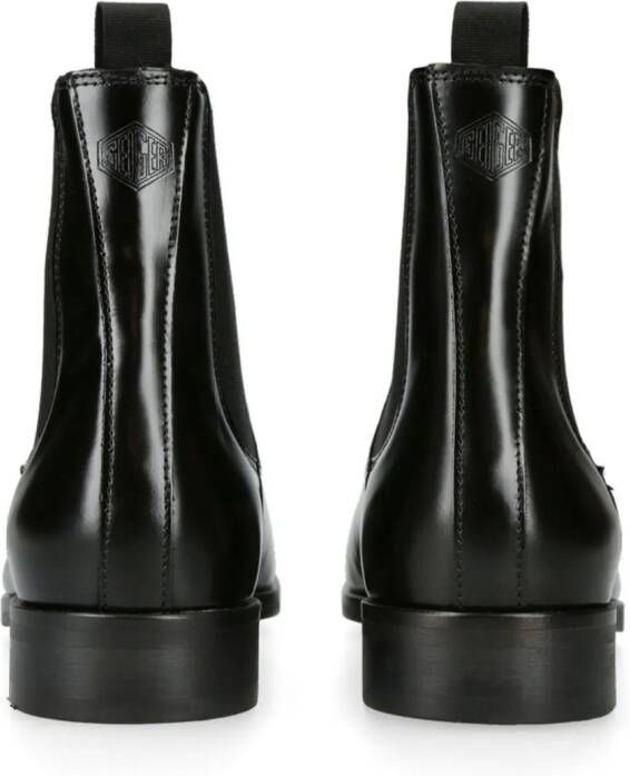 Kurt Geiger London Hunter leather Chelsea boots Black