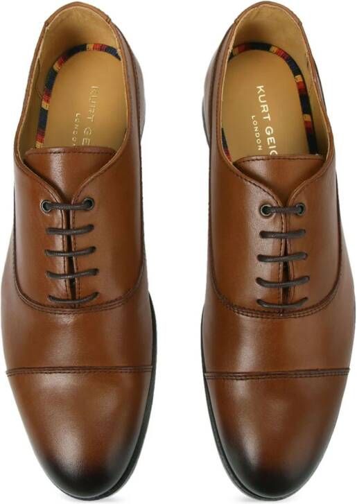 Kurt Geiger London Hunter leather Oxford shoes Brown