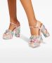 Kurt Geiger London Kensington 125mm crystal-embellished sandals Pink - Thumbnail 5