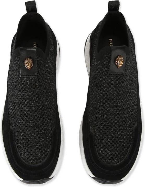 Kurt Geiger London Kensington knitted slip-on sneakers Black