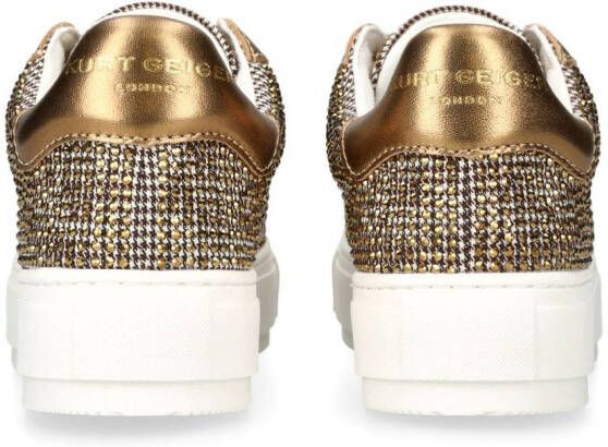 Kurt Geiger London Laney crystal-embellished sneakers Neutrals