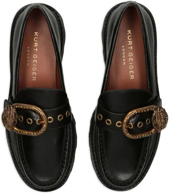 Kurt Geiger London Mayfair leather loafers Black