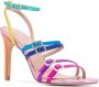 Kurt Geiger London multi-strap heeled sandals Blue - Thumbnail 2