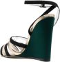 La DoubleJ Tones 135mm wedge sandals Green - Thumbnail 3