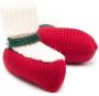 La Stupenderia button-fastening cashmere slippers Neutrals - Thumbnail 2