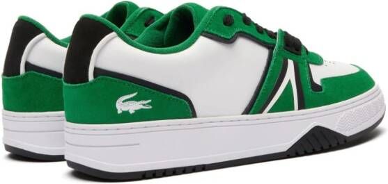 Lacoste L001 Coated leather sneakers White