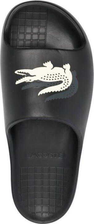 Lacoste logo-embossed slides Black