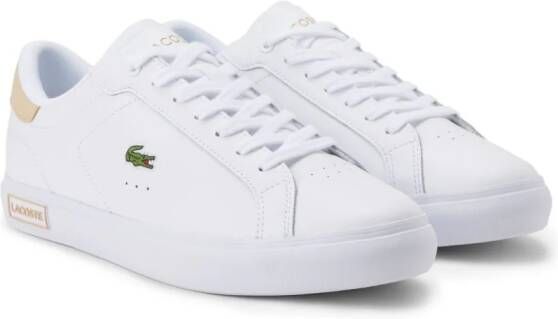 Lacoste Powercourt leather sneakers White