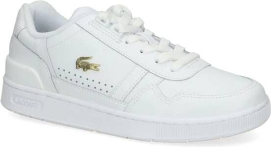 Lacoste T-Clip leather sneakers White