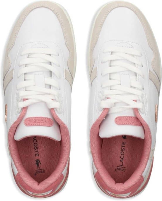 Lacoste T-Clip leather sneakers White