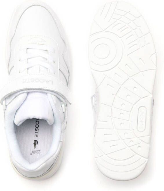 Lacoste T-Clip touch-strap leather sneakers White