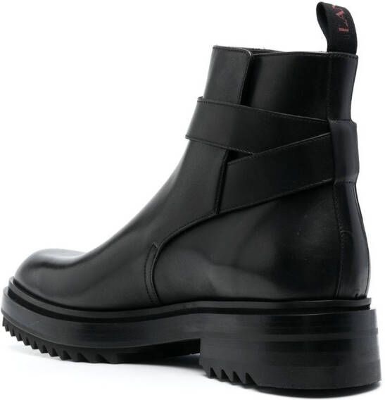 Lanvin Alto leather ankle boots Black