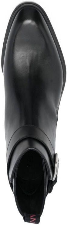 Lanvin Alto leather ankle boots Black