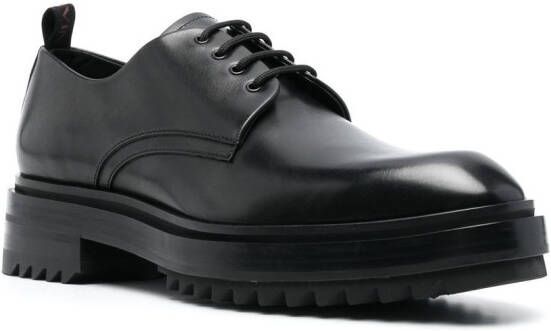 Lanvin Alto leather derby shoes Black