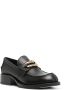 Lanvin buckled leather loafers Black - Thumbnail 1