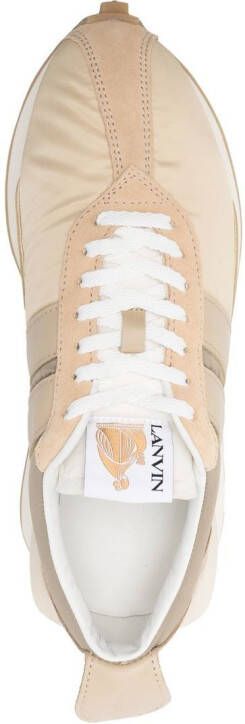 Lanvin Bumper lace-up sneakers Neutrals