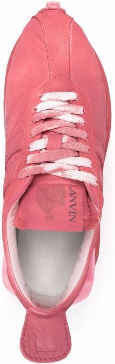 Lanvin Bumper lace-up sneakers Pink