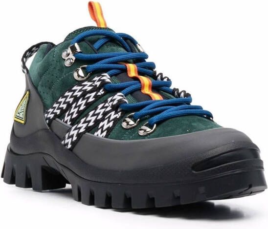 Lanvin chunky-sole lace-up sneakers Green