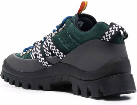 Lanvin chunky-sole lace-up sneakers Green