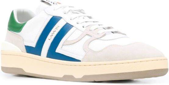 Lanvin Clay leather low-top sneakers White