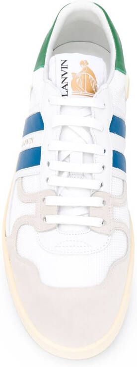 Lanvin Clay leather low-top sneakers White
