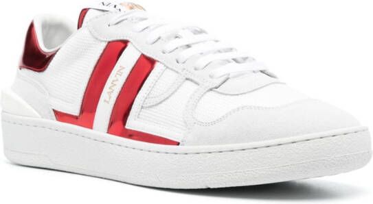 Lanvin Clay leather sneakers White