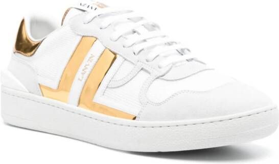 Lanvin Clay panalled sneakers White