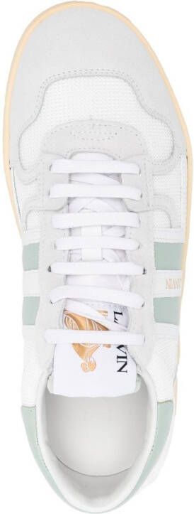 Lanvin Clay panelled low-top sneakers White