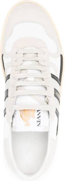 Lanvin Clay panelled sneakers White
