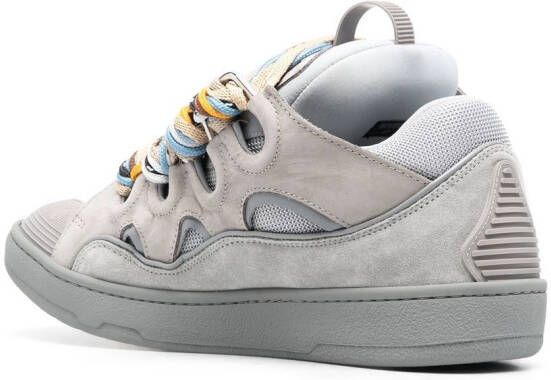 Lanvin Curb chunky lace-up sneakers Grey