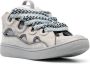 Lanvin Curb chunky leather sneakers Grey - Thumbnail 2