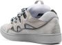 Lanvin Curb chunky leather sneakers Grey - Thumbnail 3