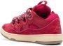 Lanvin Curb chunky leather sneakers Red - Thumbnail 3