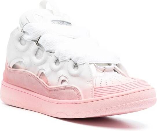Lanvin Curb gradient-effect sneakers Pink
