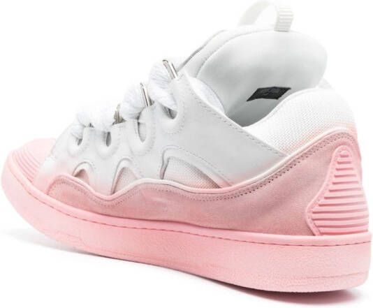 Lanvin Curb gradient-effect sneakers Pink