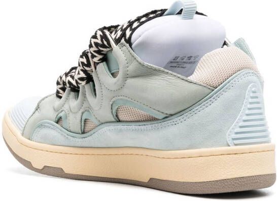 Lanvin Curb lace-up chunky sneakers Blue