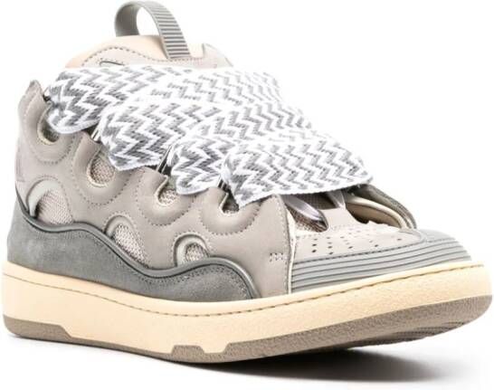 Lanvin Curb lace-up low-top sneakers Grey