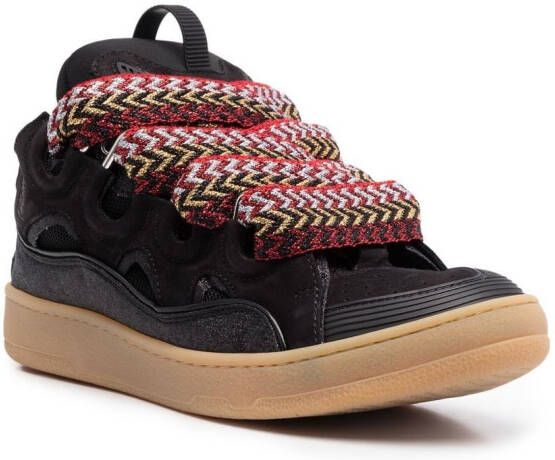 Lanvin Curb lace-up sneakers Black