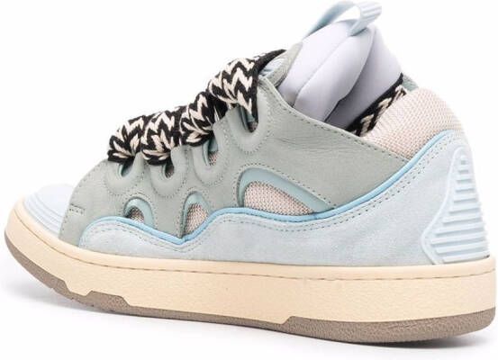 Lanvin Curb lace-up sneakers Blue