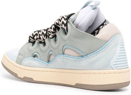 Lanvin Curb lace-up sneakers Blue